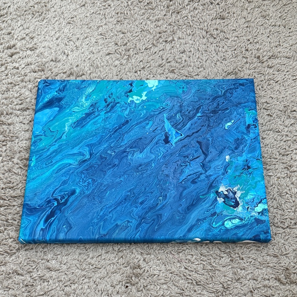 Oceanic Swirl Canvas Art - Picture 5 of 11
